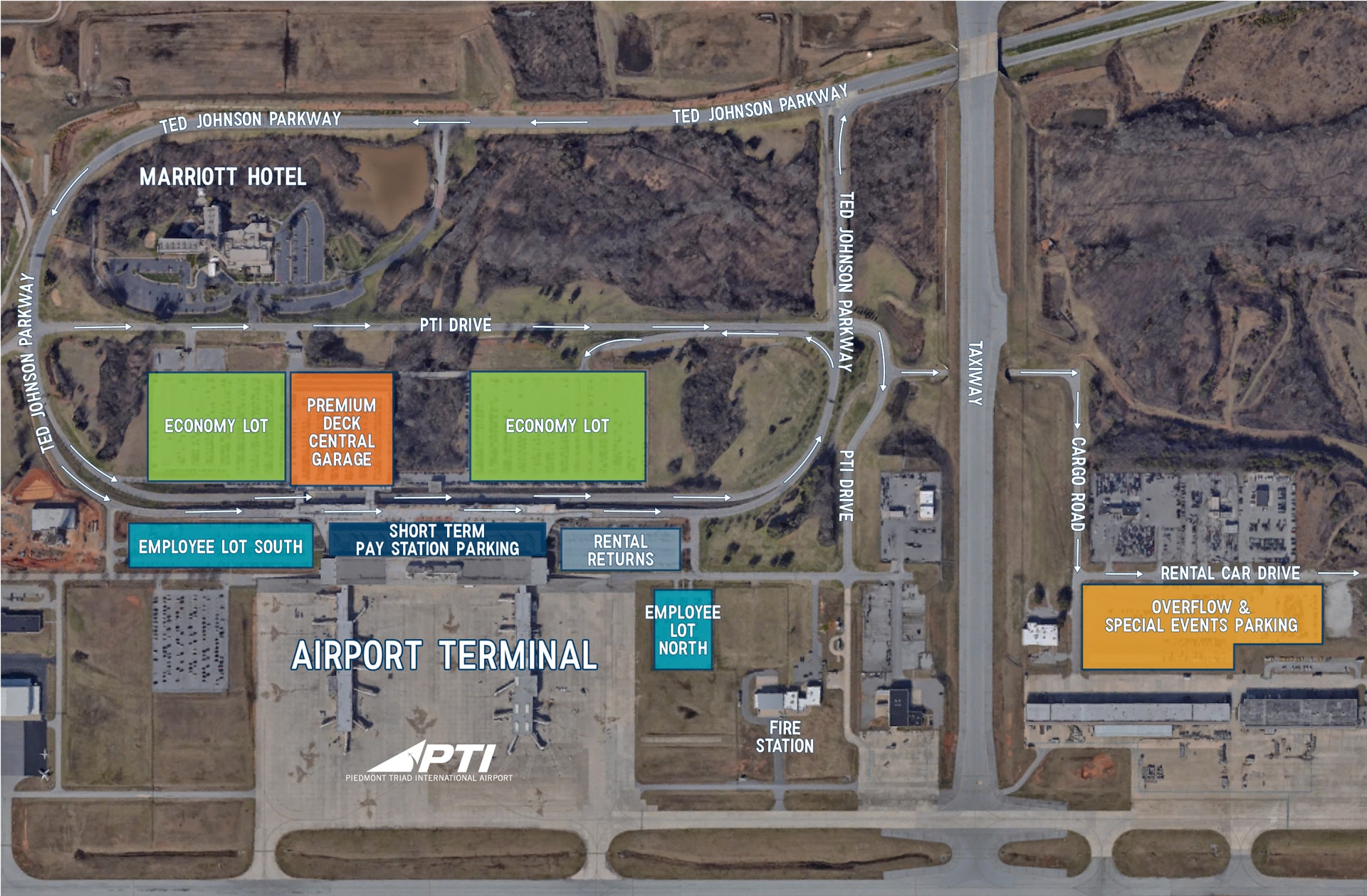 airport-parking-piedmont-triad-international-airport