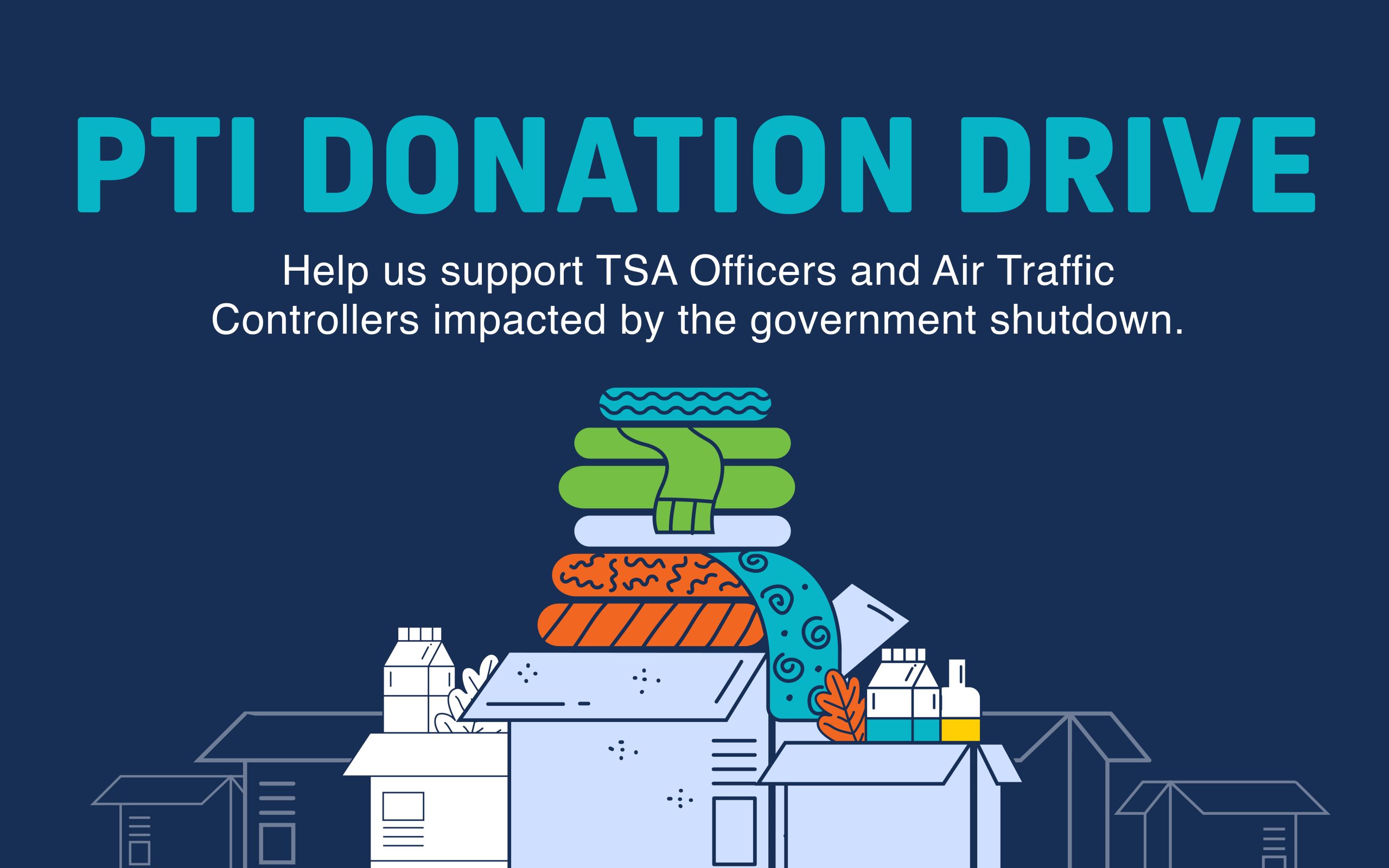 Piedmont Triad International Airport | PTI Airport Launches Donation Drive to Support Essential Workers Affected by Government Shutdown