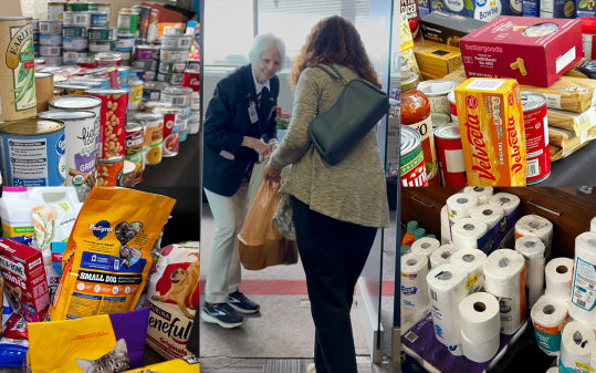 PTI Airport Donation Drive: Community Steps Up for Essential Federal Employees