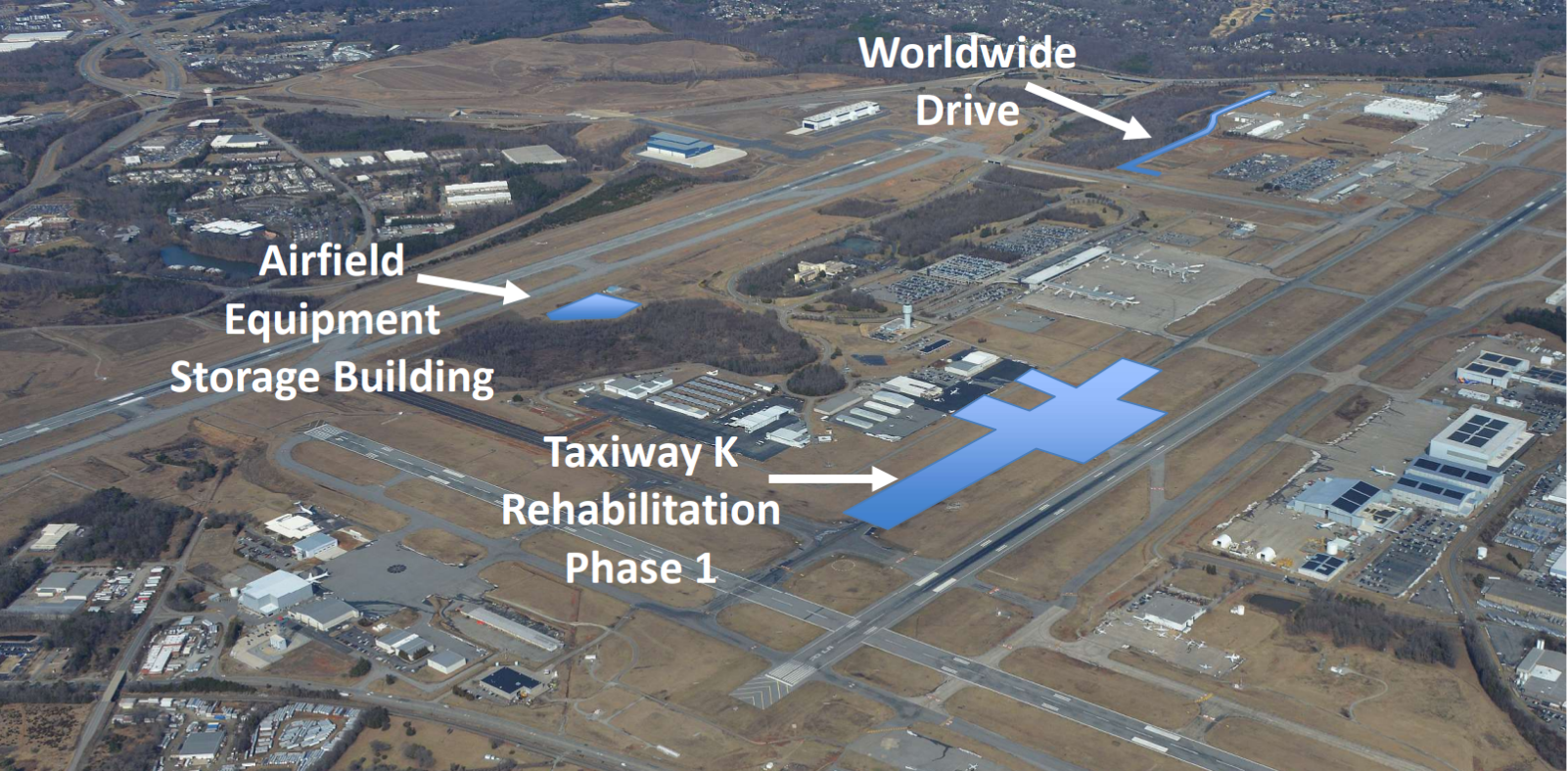 Piedmont Triad International Airport | Construction Update: April 2026 Project Milestones