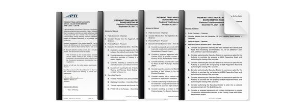 PTAA Board Meeting Minutes & Agendas